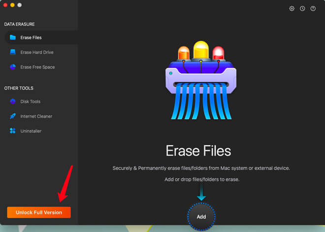 activate AweEraser for Mac