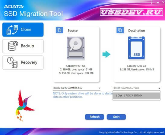 ADATA Disk Cloning Software