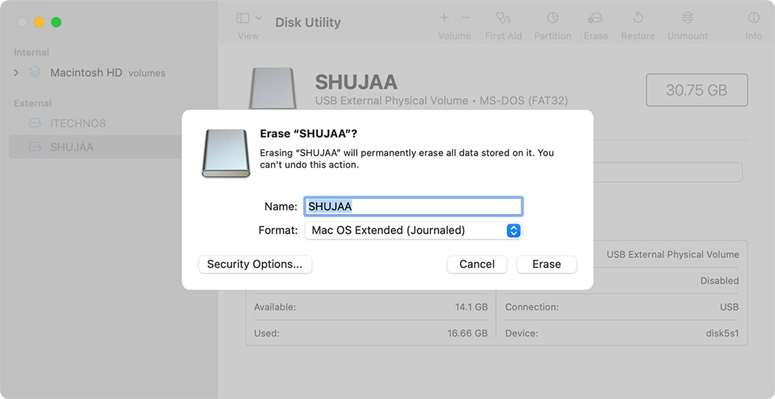 APFS vs. Mac OS Extended