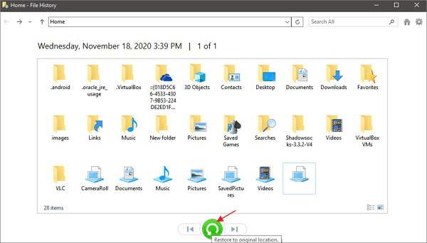 recover deleted files