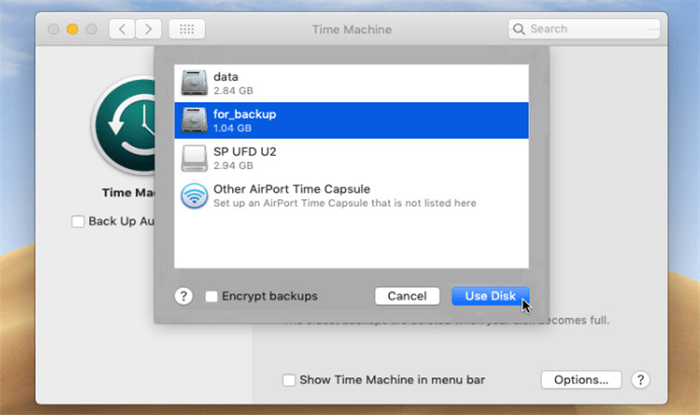 back up M2 Mac