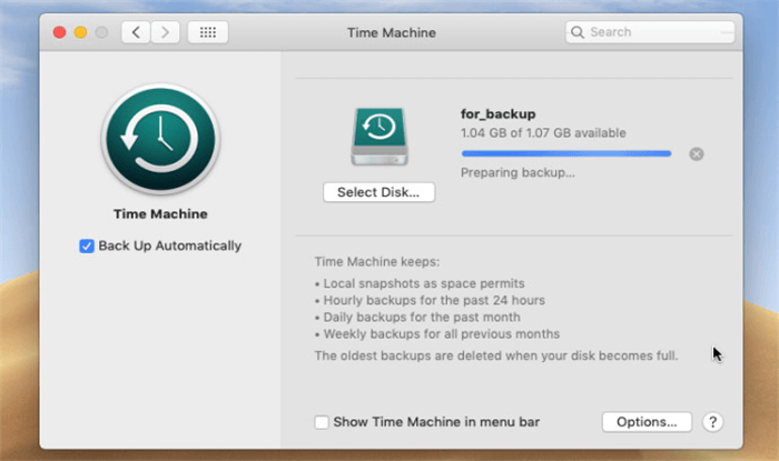 back up M2 Mac