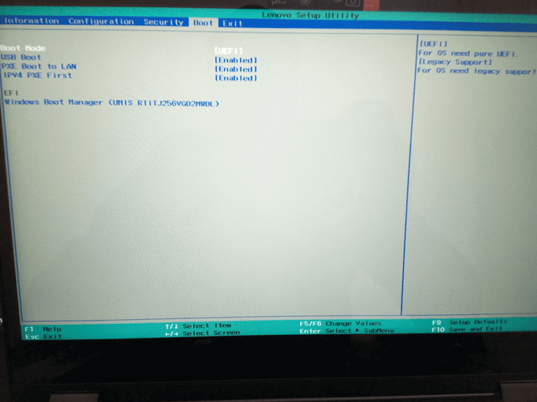 change boot drive on Windows