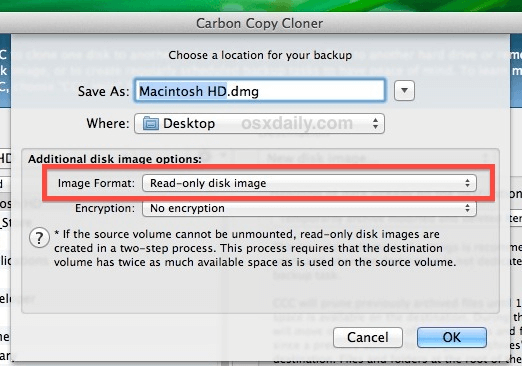 Create A Disk Image Backup on Mac