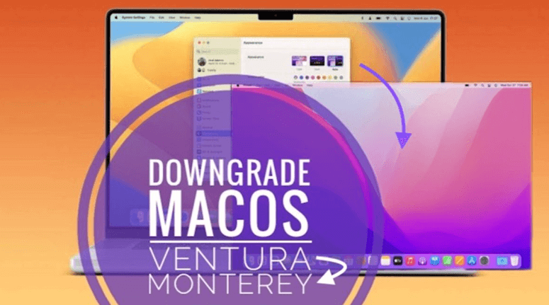 Downgrade from macOS Ventura to macOS Monterey