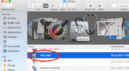 Erase Toshiba External Hard Drive on Mac
