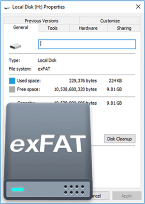 recover lost data from exFAT file system