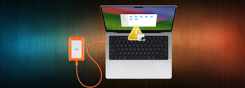 external hard drive not mounting on mac