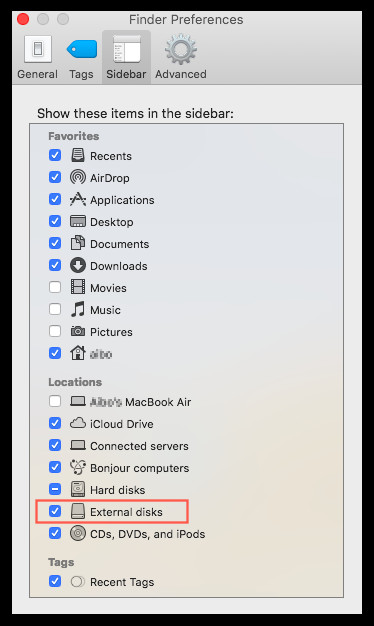 fix SD card is not showing up on Mac