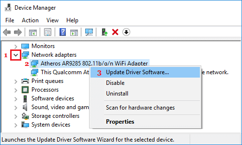 fix can't connect to network