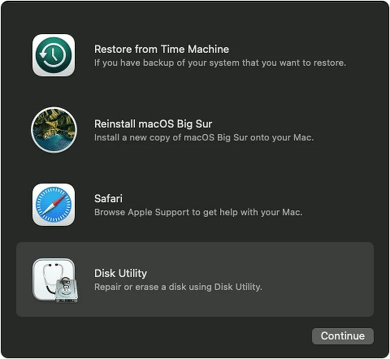Repair the Startup Disk on Apple Silicon Mac
