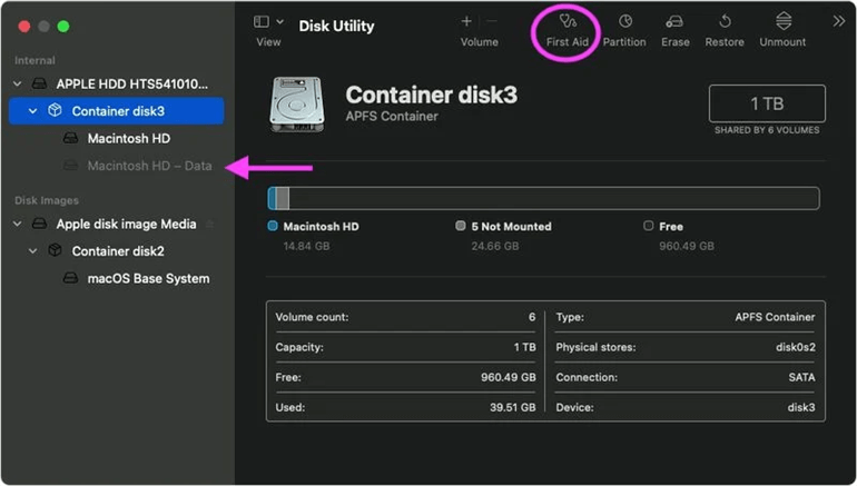 Repair the Startup Disk on Apple Silicon Mac