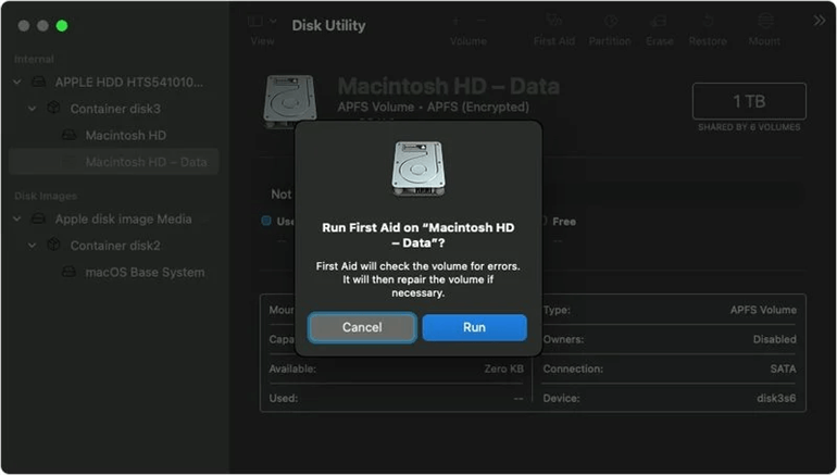 Repair the Startup Disk on Apple Silicon Mac