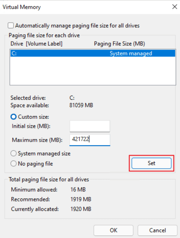 fix Windows 11 c drive is full