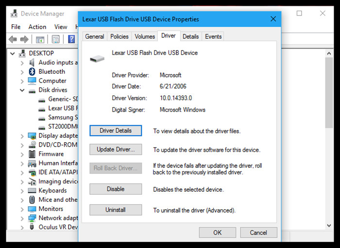 Fix USB flash drive