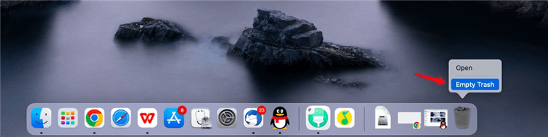 delete files on Mac