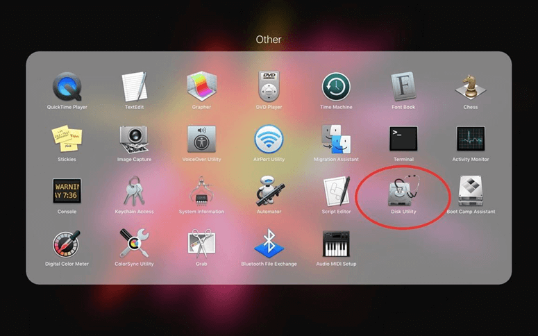launch disk utility