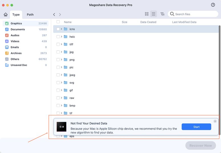 Load System Extension to Recover Lost Data from Apple Silicon Chip Mac