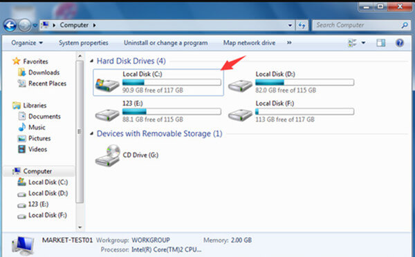 recover deleted files on local disk C