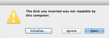 fix SD card not readable Mac issue