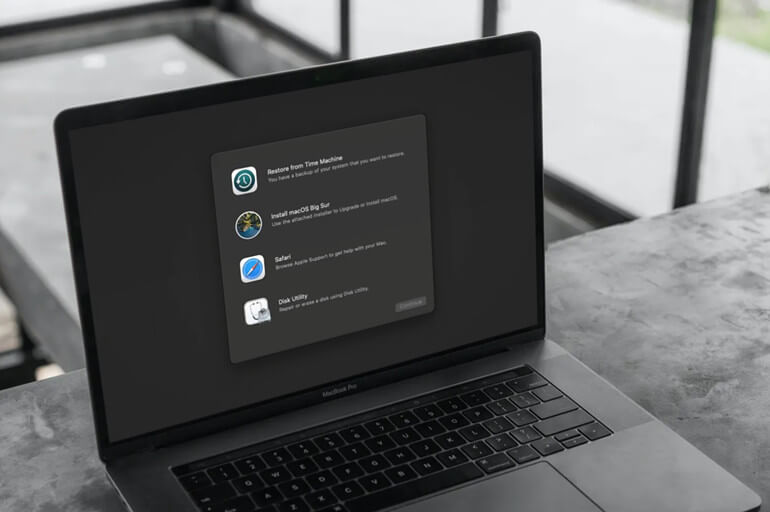 Erase Mac’s startup disk
