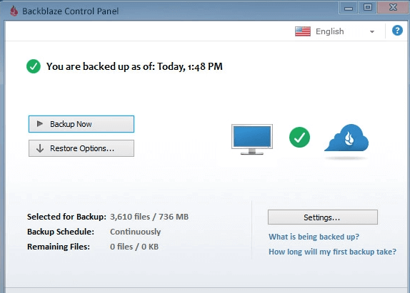 System Backup Software BackBlaze