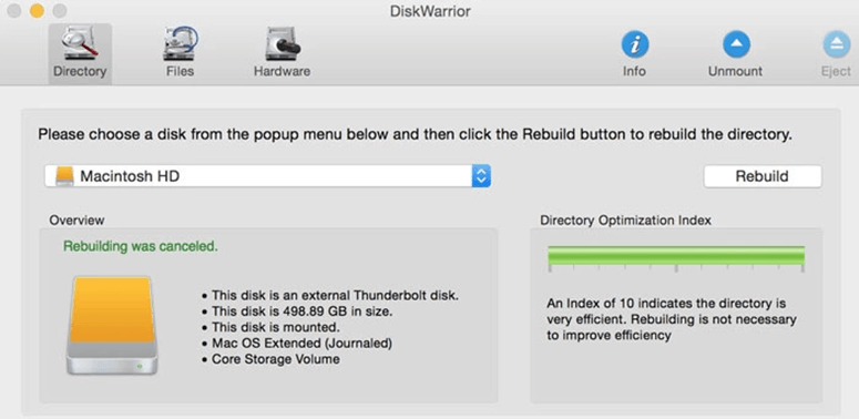 DiskWarrior for Mac