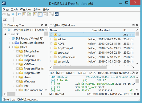 DMDE data recovery
