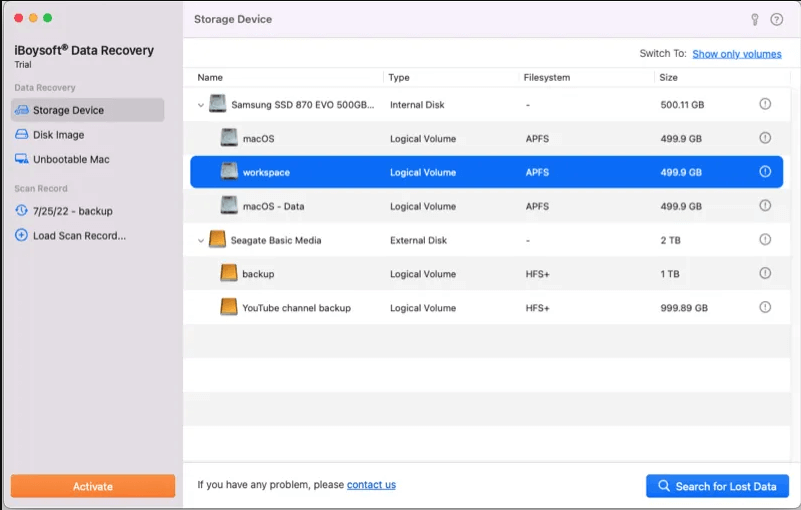 iBoysoft Mac data recovery