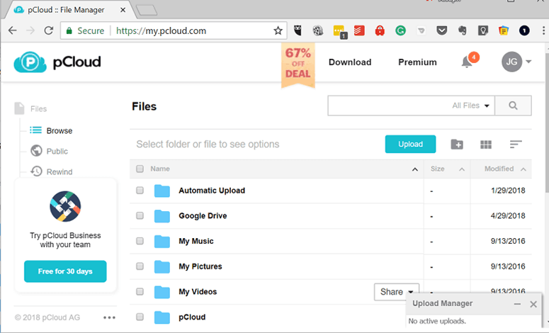 System Backup Software pCloud