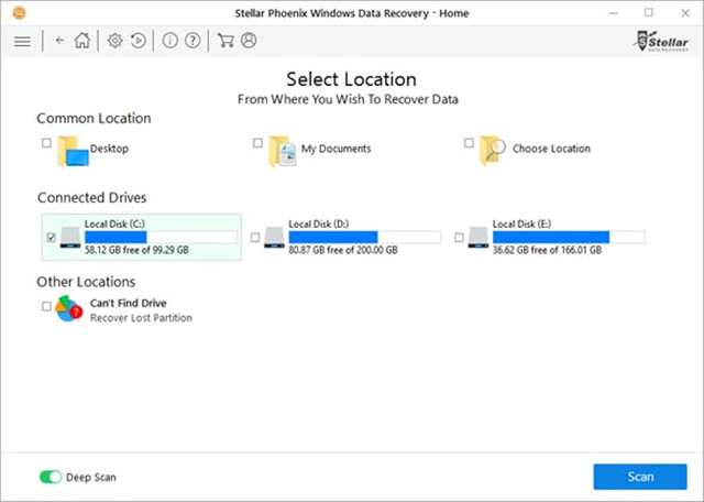 Stellar data recovery