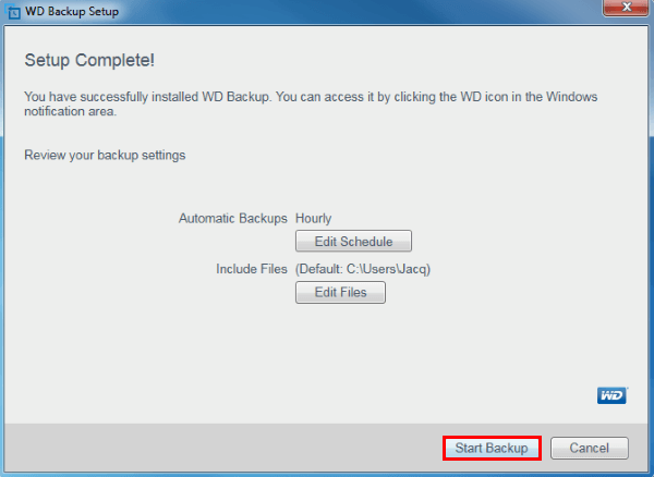 WD Backup