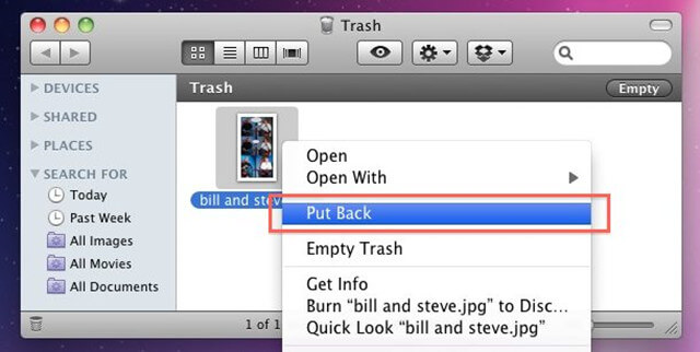 recover deleted photos and videos on MacBook Air
