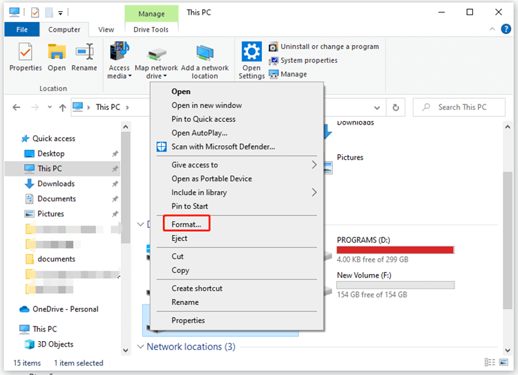 Convert RAW to FAT32