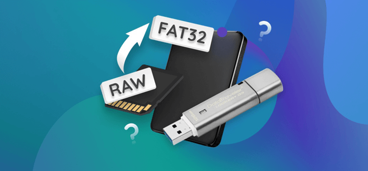 Convert RAW to FAT32