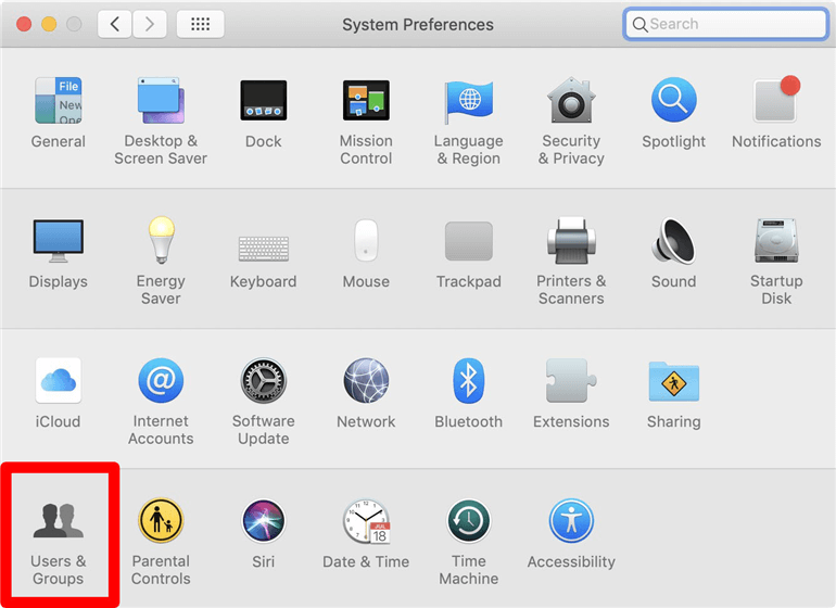reset Mac login password