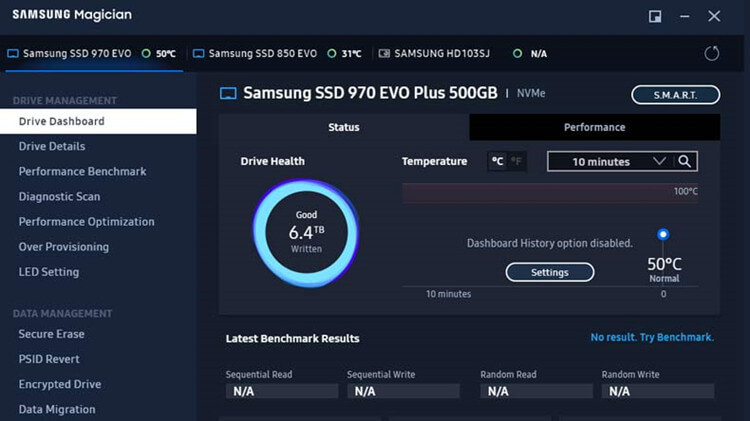 Samsung Magician clone SSD