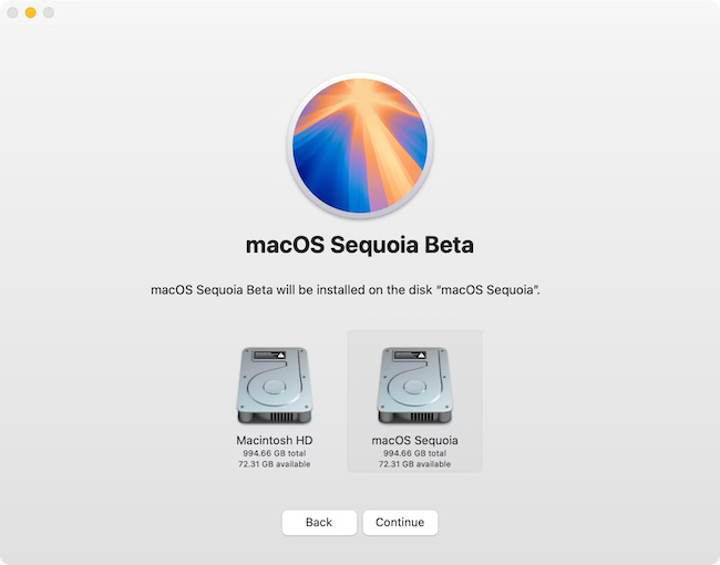 how to install macOS Sequoia Beta