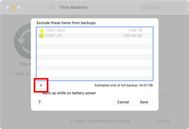 backup a Mac with a Time Machine