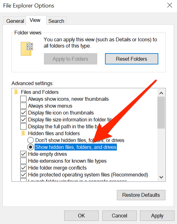 Solve external hard drive not show files