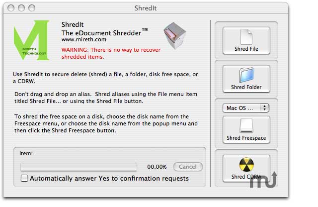 data eraser for macOS 10.13 High Sierra