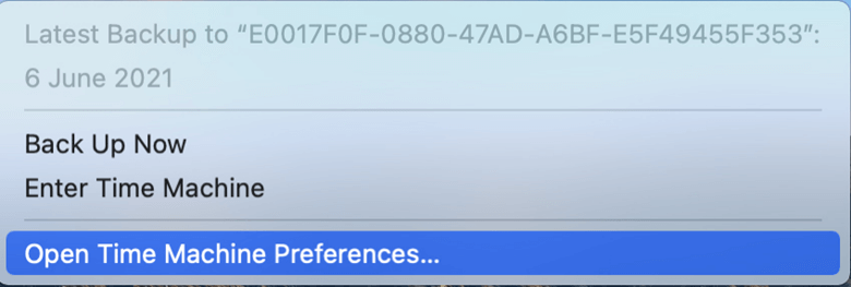 Time Machine Data Recovery