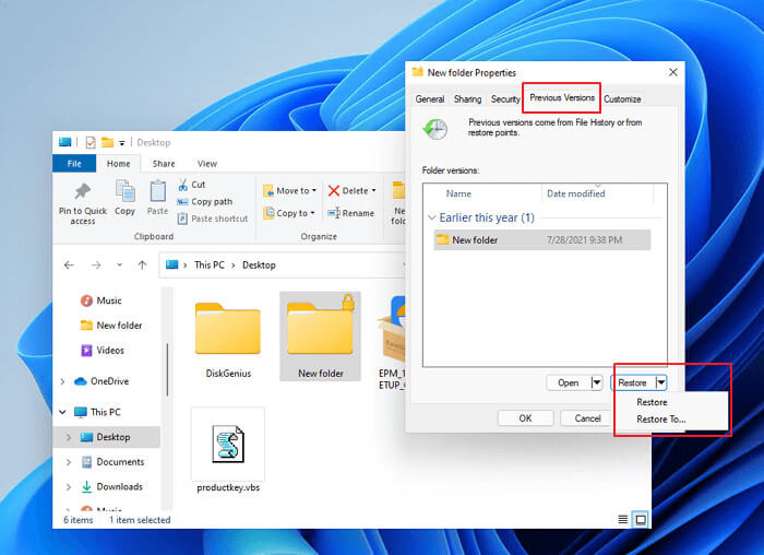 recover deleted files