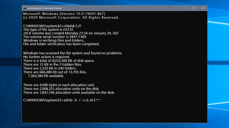 recover deleted files