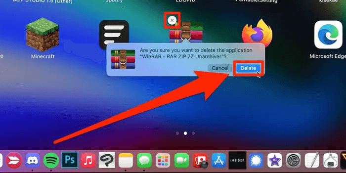 uninstall an app on Mac