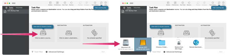 Clone Mac Hard Drive with Carbon Copy Cloner