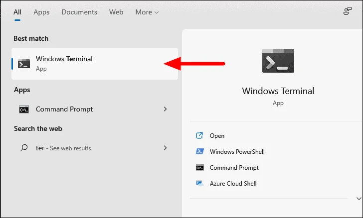 open disk management on Windows 11
