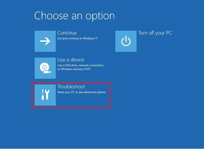 Windows 11 system restore
