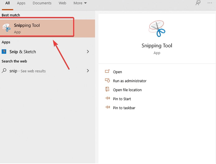 take screenshot on Windows 11