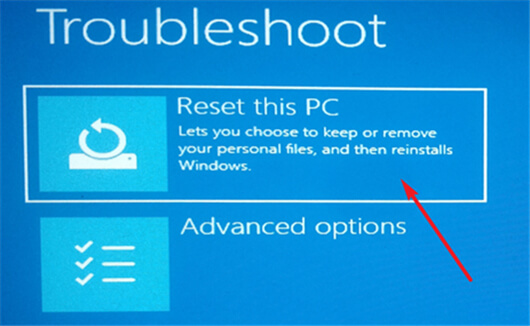 reset Windows 11